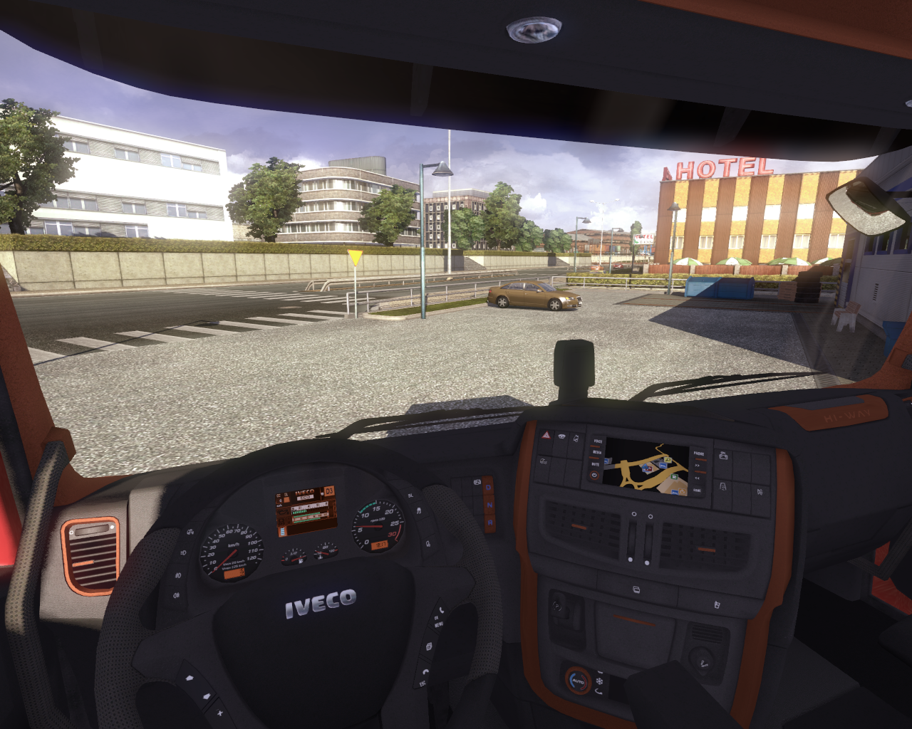 Interior Iveco Hi-Way by AU44 Fix v1