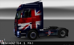 Skin MB Actros Knight Of England V 1.0