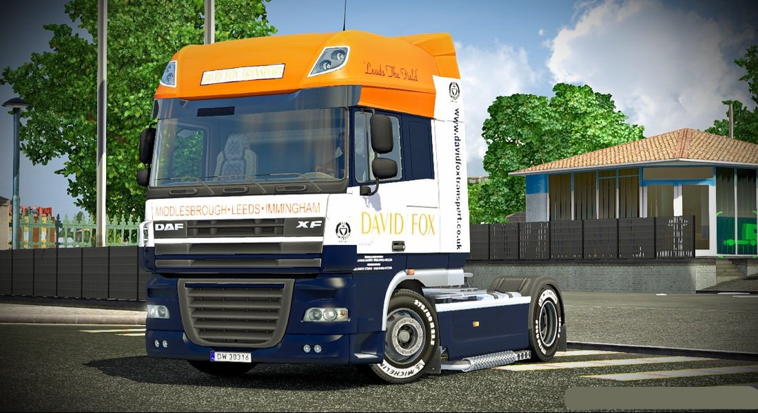 Skin David Fox for DAF by Bluemanc